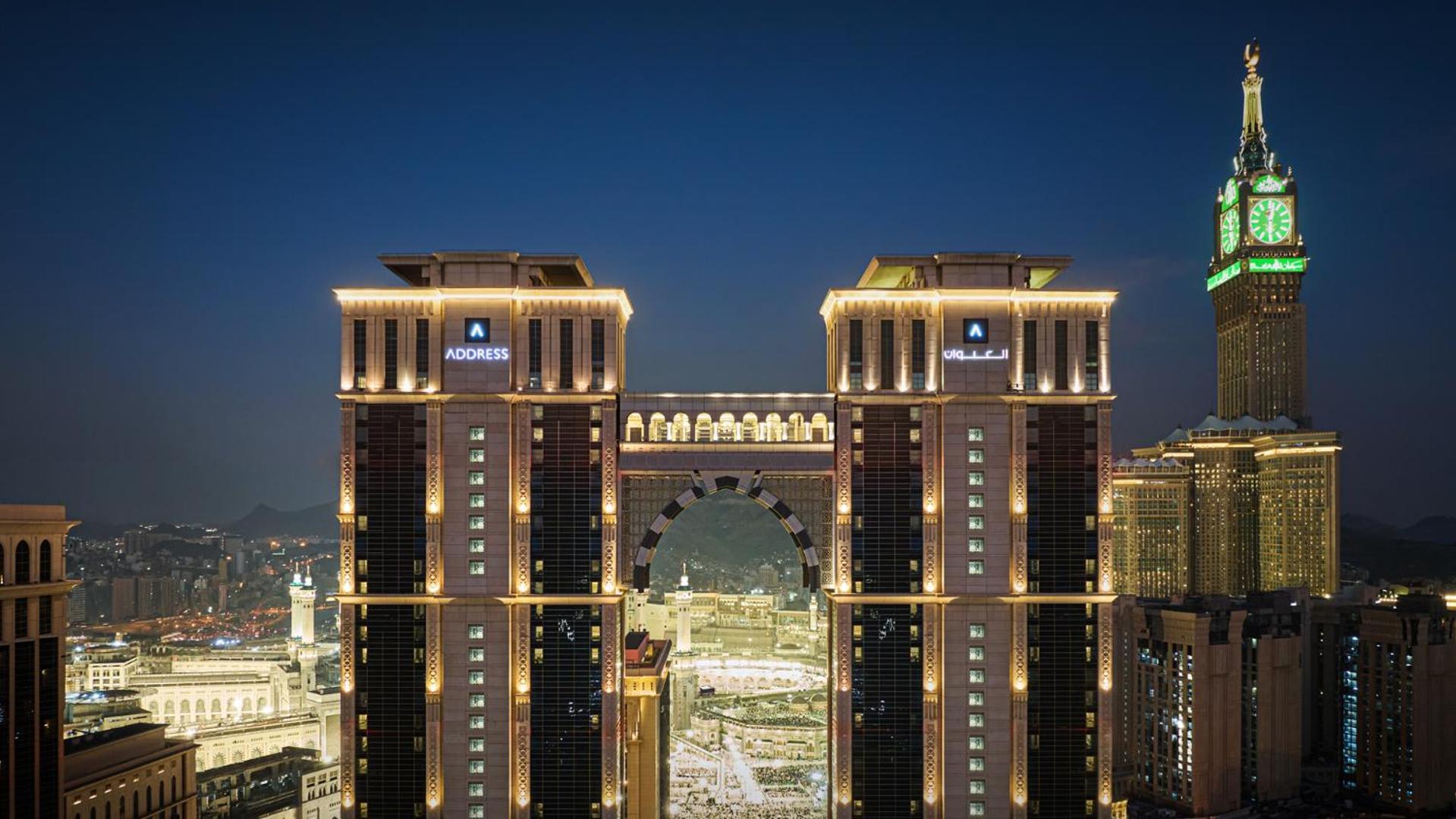 Address Jabal Omar Makkah Aparthotel Mekka Exteriör bild The Abraj Al Bait Towers